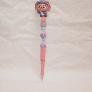 Disney Doorable- Olivia- Handmade Beaded Pen -The Great Mouse Detective